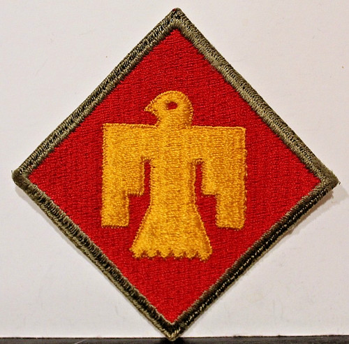 US Army 45th Infantry Division Full Color Patch Insignia World War 2 II WW2 V10