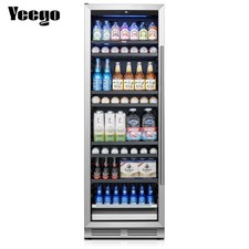 Yeego Beverage Fridges 24" Beverage Cooler 378 Cans Capacity For Bar Home Party