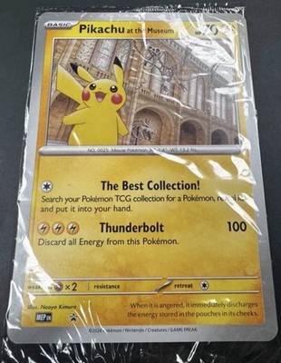 2026 Pokemon Pikachu at the Museum Promo - Jumbo Sealed | eBay