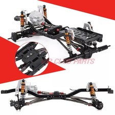 Für Axial SCX10 90046 1/10 RC Car Metall 313 Radstand Chassis Rahmen w/ Getriebe