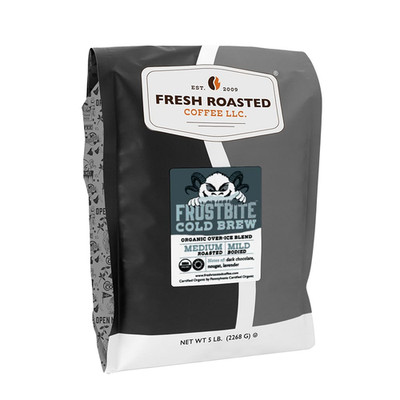Organic Frostbite Cold Brew Coffee - Medium Roast, 5lb Coarse Ground