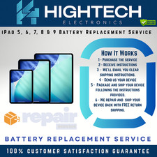 iPad 5, 6, 7, 8  9 Battery Replacement Repair Service