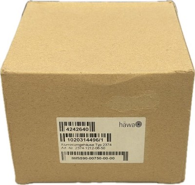 Häwa aluminium housing 2374-1208-05-50 aluminium housing 125x80x54mm IP66