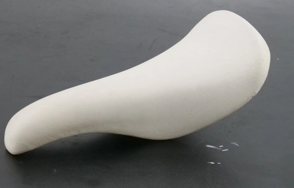 Selle San Marco Rolls White Saddle 1987 Leather Covered Made