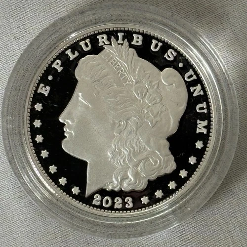2023-S Morgan Silver Dollar Proof .999 Fine Silver w/ Box & COA US Mint OGP