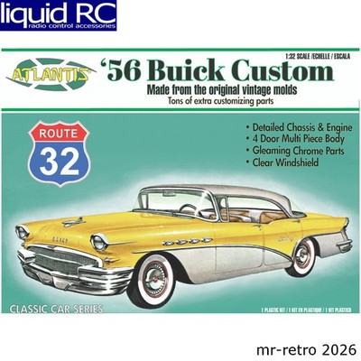 Atlantis Models H1230 1/32 1956 Buick Century Customizing Plastic Model Kit