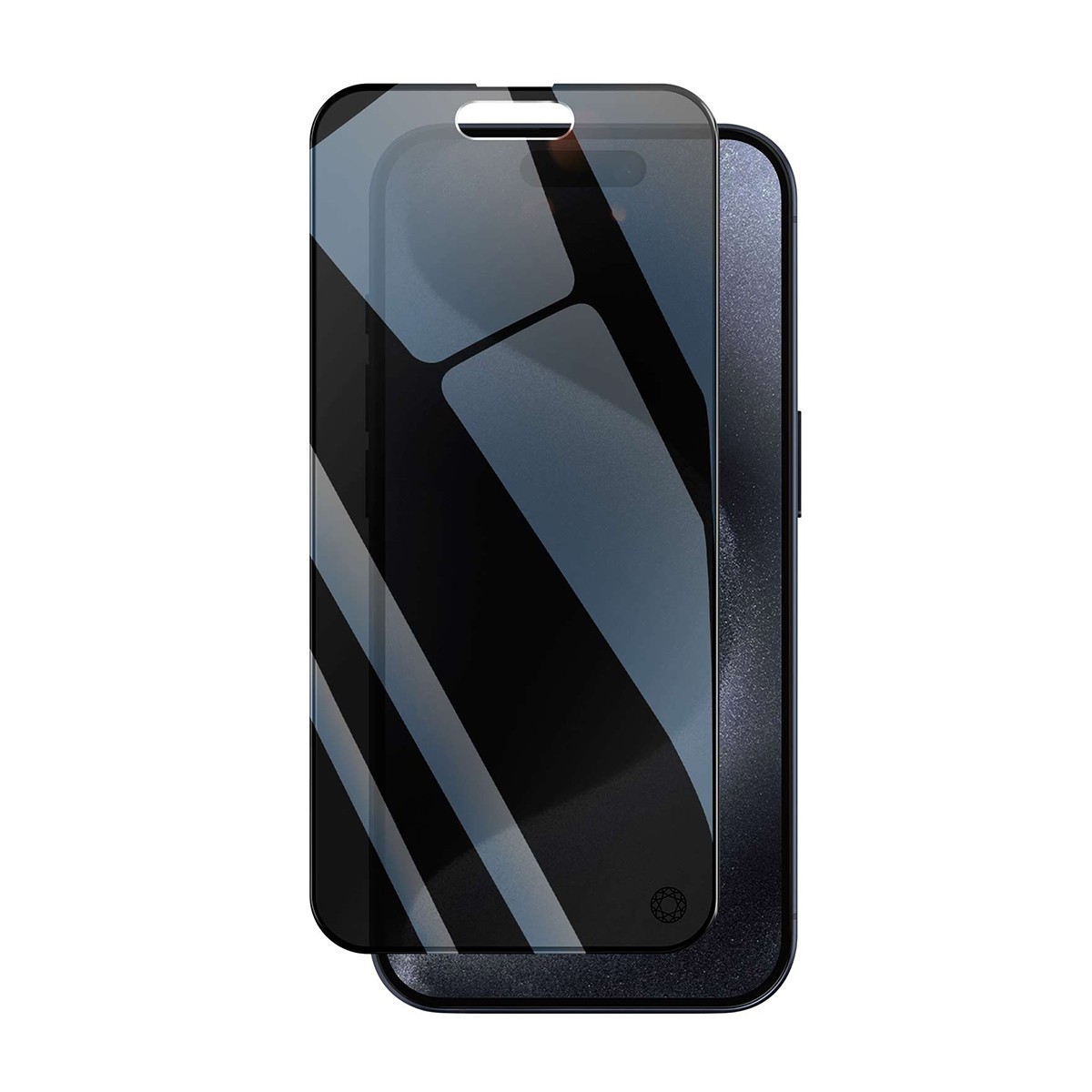 Film organique pour iPhone 15 Pro 2.5D Spy protection ecran anti espion et anti rayures