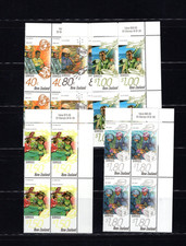 New Zealand 1361-65 Rescue Worker Corner Blocks of 4 1996 VF MNH Complete Set LG