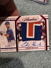 2024 Panini Flawless - Prospect Patch Autographs Colin Houck #PPA-CH  /20
