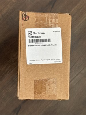 Frigidaire 5034506521 Detergent/Rinse Aid Dispenser Genuine OEM w/Level Bubble