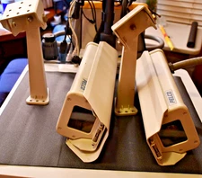 2 Pelco CCTV Security Cameras with Housings & Mounts – AS-IS