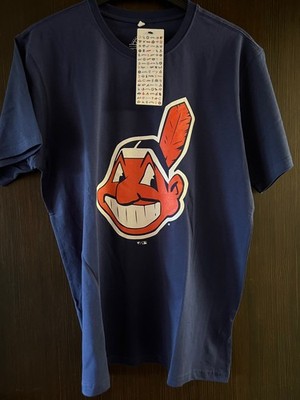 MLB Genuine Merchandise T-Shirt Cleveland Indians blau  ''12 Lindor'' L
