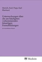 Karl; Popp, Karl Eberhard Herrich | Untersuchungen üBer Die Am HäUfigsten...