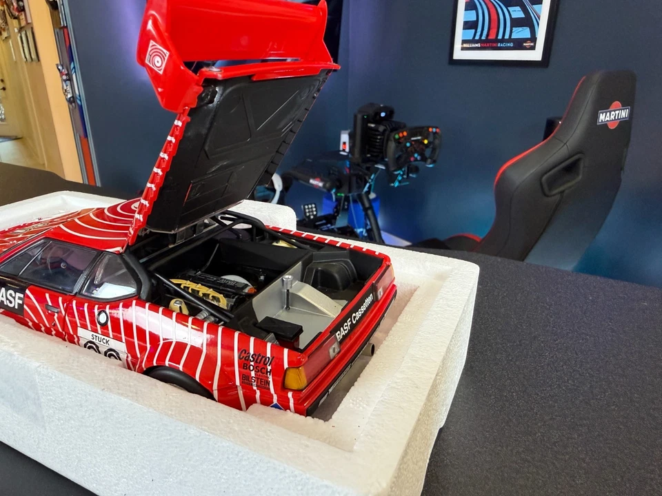 1/18 Minichamps 1980 BASF BMW M1 Procar H.J. Stuck #80 Diecast U.S. Seller - Image 3 of 4