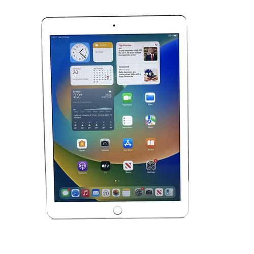 Apple iPad Pro 32GB Wi-Fi 9,7 Zoll Silber Durchschnittlicher Zustand Note C 983 - Bild 2 von 24