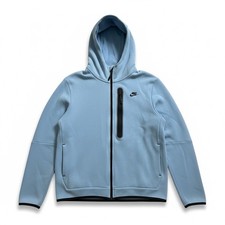 Nike Sportswear Tech Fleece Windrunner Men's Full-Zip Hoodie Sky Blue Size XL