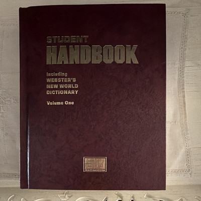 Southwestern Co. Webster's New World Dictionary Student Handbook, 1984