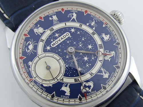 Movado Chronometer Zodiac Marriage!!! Antique Swiss Art Deco Men Watch EXCELLENT - Picture 3 of 14