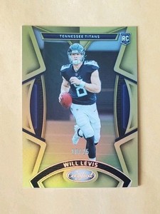2023 Certified Rookies Mirror Gold /25 Will Levis #117 Rookie RC SSP 