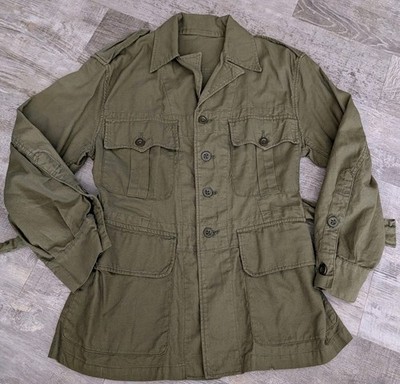 1950s British Army ジャケット 戦後移行期モデル Vintage British Army Jacket Size 1 Green Bush 1954 Military Coat