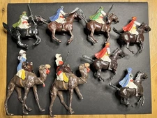 Britains Arabs of the Desert Mounted Lead Figures- please read description 