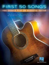 First 50 Songs You Should Play Acoustic Guitar Tab Chords Lyrics Pop Music Book
