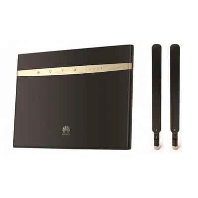 UNLOCKED HUAWEI B525s-23a 4G ROUTER 300Mbps. TEL PORT + 2 x EXTERNAL ANTENNAS 