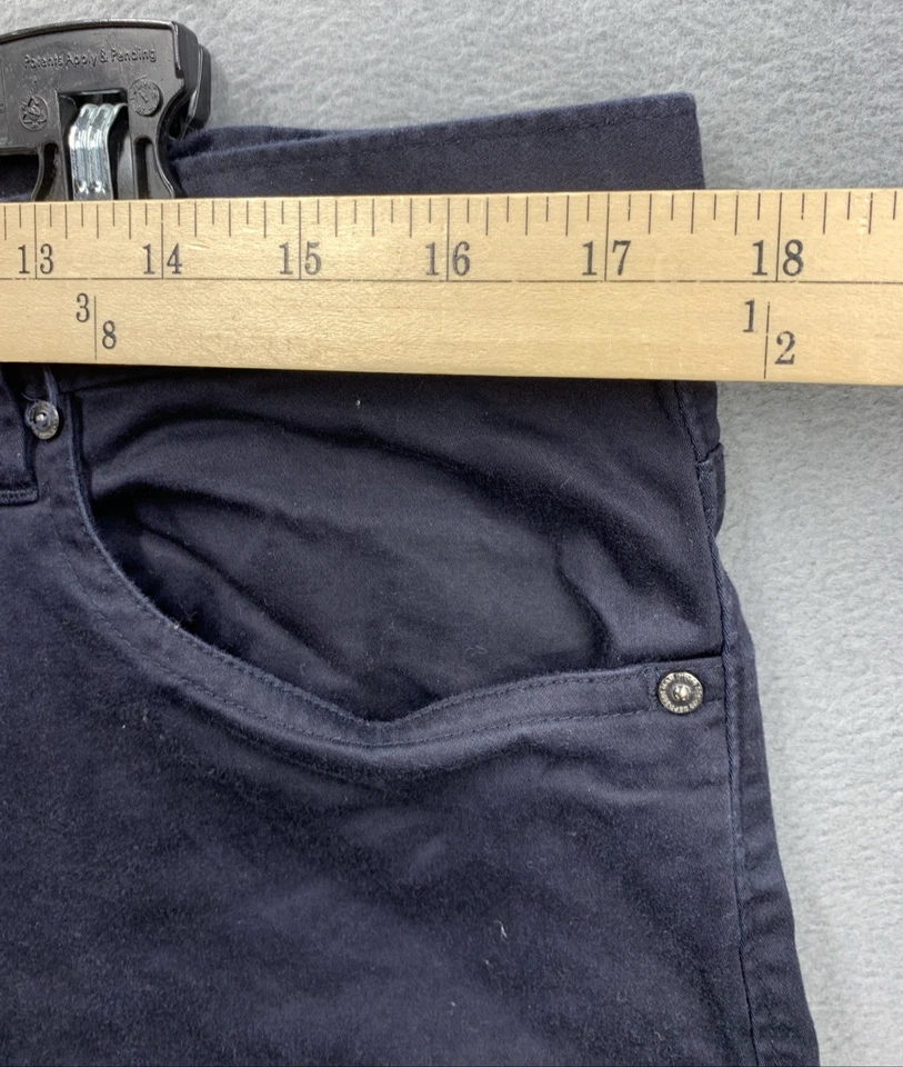 H&M Conscious Pants Mens Slim Fit Five Pocket Light Weight Black Size 34X32 - Image 4 of 4