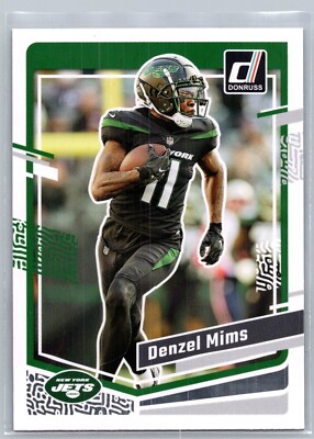 2023 PANINI DONRUSS Card # 232 Denzel Mims - New York Jets