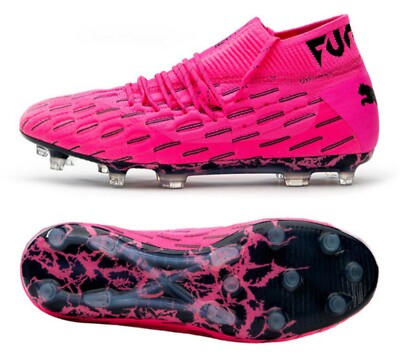 pink blue puma cleats