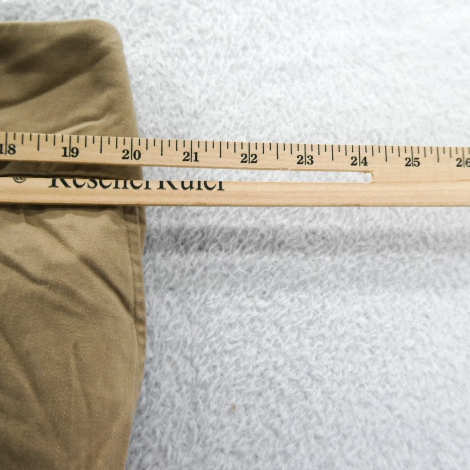 Pantalones AB Studio Caqui 16 Mujer 40x26 Tobillo Beige Algodón Pantalones Traje 40 x 26 Foto 4 de 4