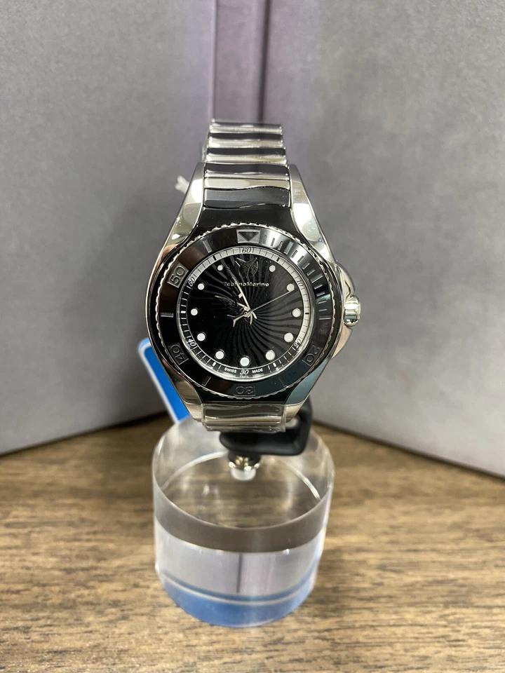 Reloj TechnoMarine Damas Acero y Cerámica 213002--Reloj Nuevo/stock Antiguo Precio de venta sugerido por el fabricante $990 Foto 2 de 4