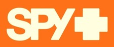 SPY OPTICS GOGGLES  SUNGLASSES LARGE 6" x 2.75" ORANGE WHITE LOGO STICKER/DECAL
