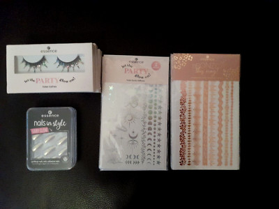 11 Teile party set: Nägel, Wimpern, Tattoo,  neu. Adventskalenderfüllung