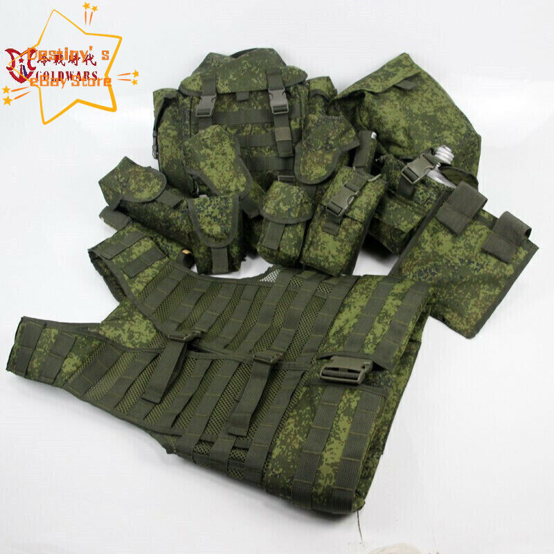 6SH117 Russian Replica Tactical Vest Ratnik AK Combat Equipment EMR Molle Bag