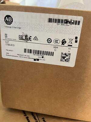 1756-A13 Series C ControlLogix 13 Slot Chassis Rack Module New Sealed Fast Ship