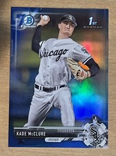 Kade McClure 2017 Bowman Chrome 1st Blue Refractor /200 BDC-173 Rookie *FSCardz*