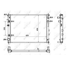 Radiateur Subaru B9 TRIBECA