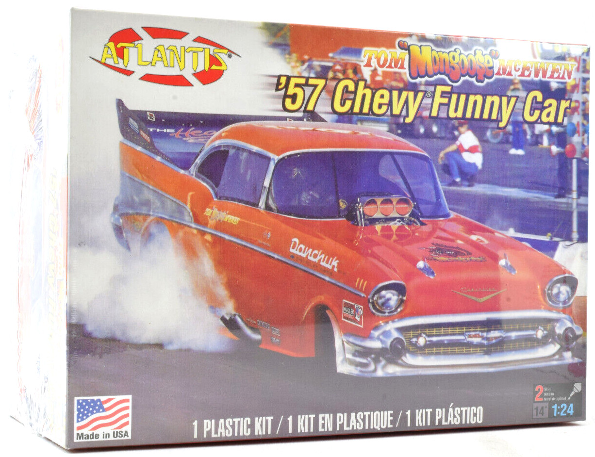 Atlantis Tom Mongoose McEwen 1957 Chevy Funny Car 124 Модельный комплект для автомобиля H7172 6690₽