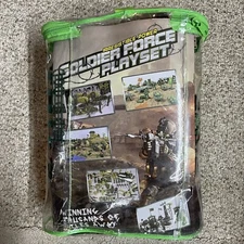 Soldier Force Playset Chap Mei - 300 Pieces With Storage Bag - VGC
