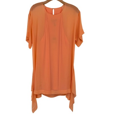 BCBGMAXAZRIA womens Sharon Bright Nectar silk dress size medium new $228
