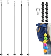 5 Pcs Ball String Holder Compatible with Pickleball Stringer Cable Chord