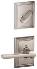 Schlage F59-LAT-ADD Latitude Single Cylinder Interior Pack with Addison Rose