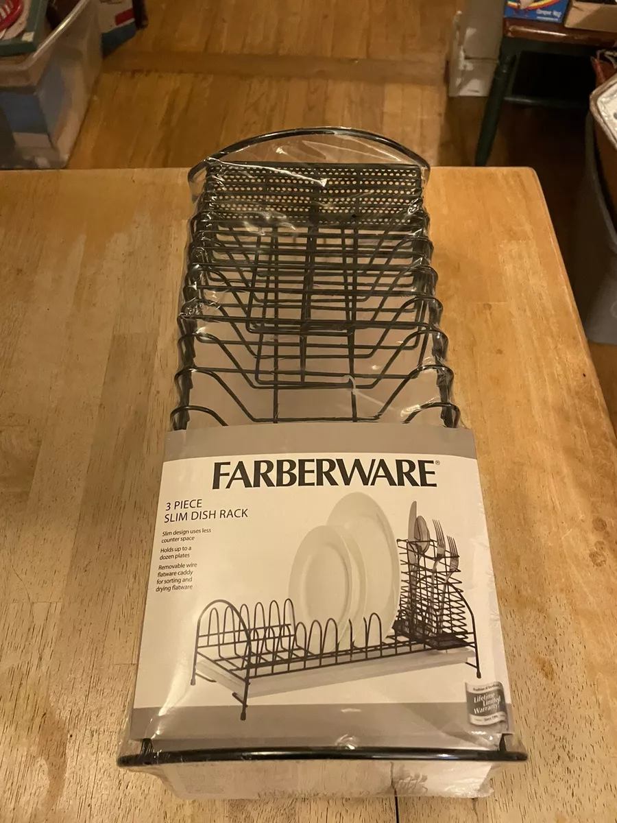 Farberware - 3-Piece Slim Dish Drying Rack