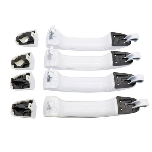 4pcs Olympic White Door Handles For GMC Sierra 2500HD & 3500HD 2015-2019 - Picture 6 of 10