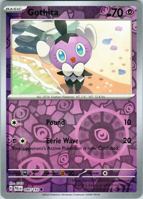 Pokemon -  Gothita 090/193 - Reverse Holo - Paldea Evolved - NM/M