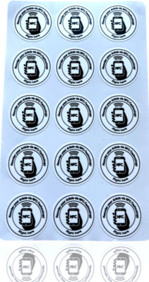 15 Stk.NXP NFC-NTAG213 neutrale Reorder-Article Labels für jeden Shop geeignet 