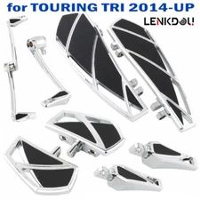 CNC Floorboards Foot Pegs Brake Arm Shifter Pegs Levers Pedal For Harley Touring
