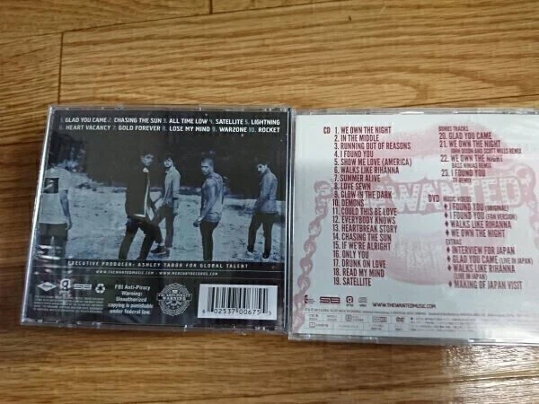 THE WANTED CD SET x2  【THE WANTED】【WORD OF MOUTH】 Album set（Used item）Ｓ06928 - Image 3 of 3