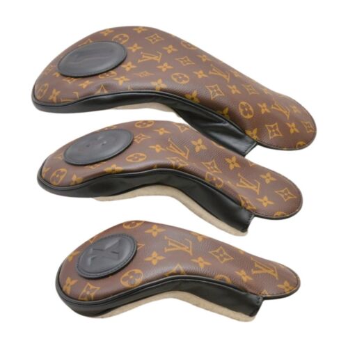 LOUIS VUITTON Golf Headcover Monogram Braun GI0825 Italy RFID 3er Set - Bild 4 von 14